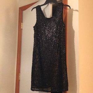 Sequins Black party dress